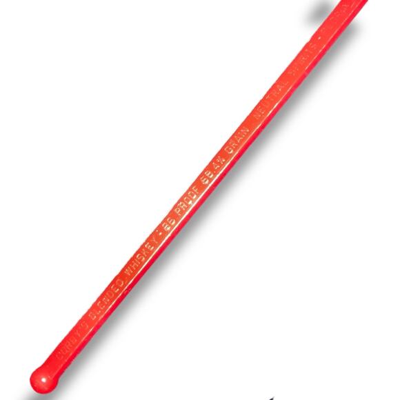 Vintage Corby’s Red Parrot Swizzle Stick Barware Cocktail Stirrer 1960s Promo - Picture 2 of 6